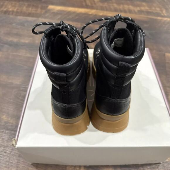 Calia By Carrie Underwood Ella Lace Up Boot Size 8 Black Army Street Wear New - Picture 4 of 9